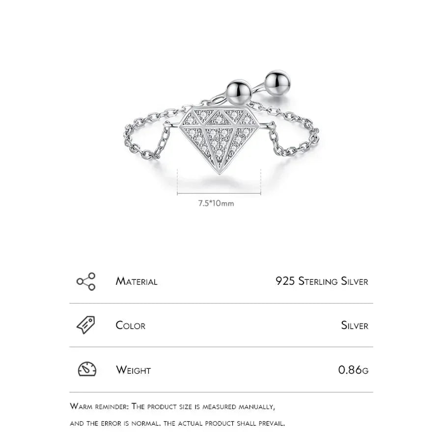 Luxurious Treasures Silver Inlay Adjustable Rings - Diatoms