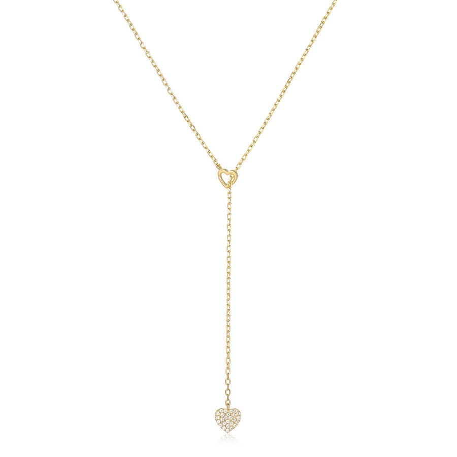 Luxy Interlocked Heart Shape Necklace