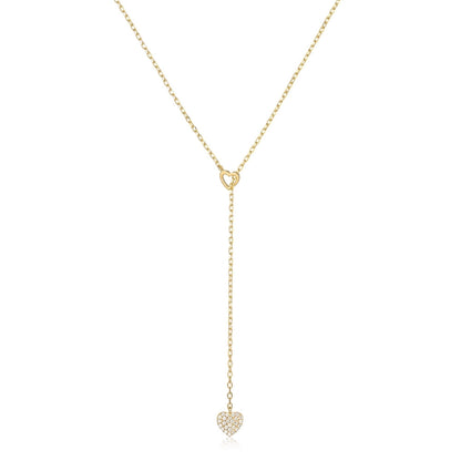 Luxy Interlocked Heart Shape Necklace