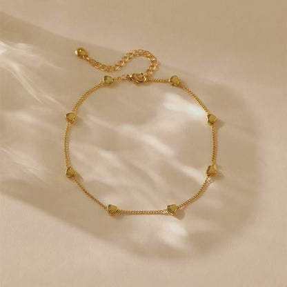 Heart Shape Anklet