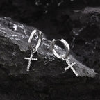 Diatoms Vintage Cross Earrings - Diatoms