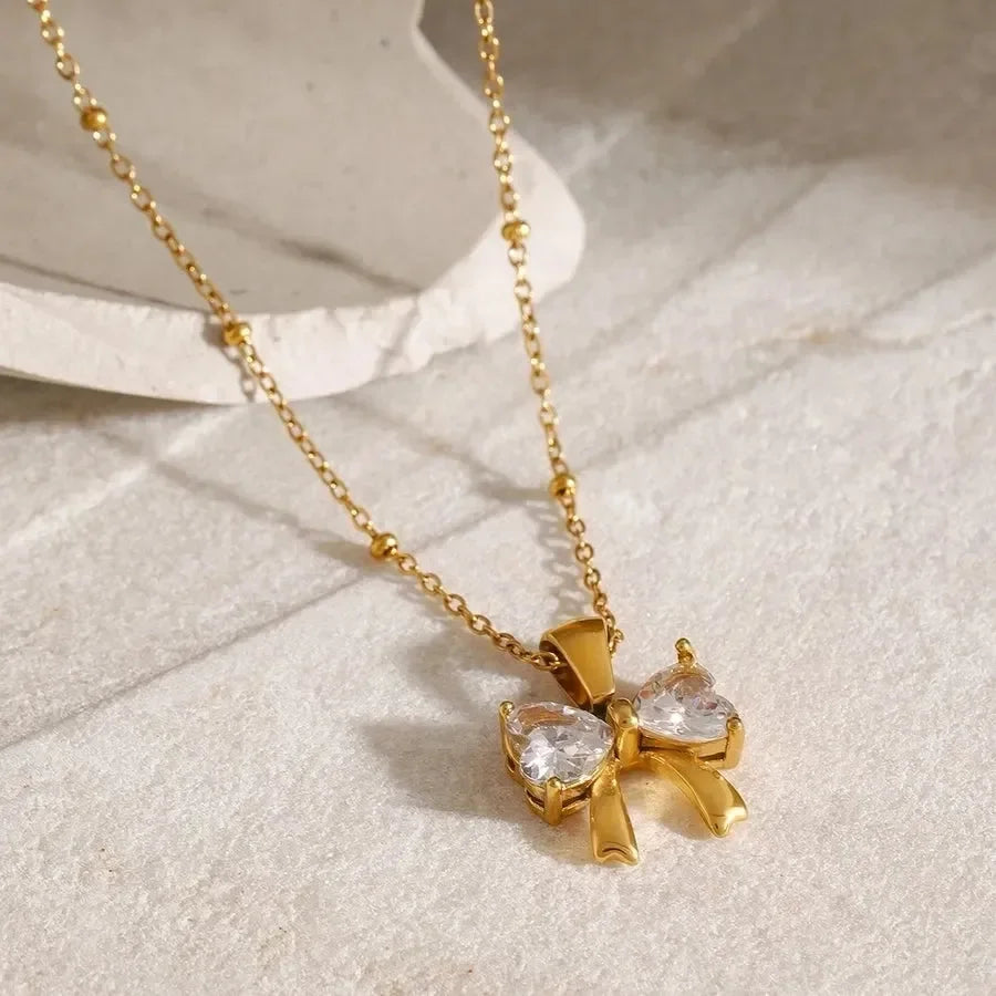 Luxy Butterfly Diamond Necklace - Diatoms