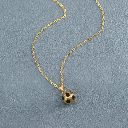 Diatoms Football Lover Pendant Necklace - Diatoms