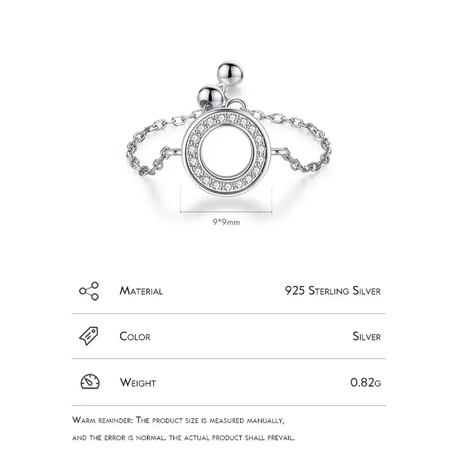 Luxurious Treasures Silver Inlay Adjustable Rings - Diatoms