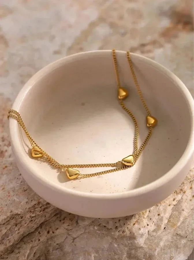 Luxy Double Layered Anklet - Diatoms