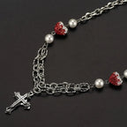 Diatoms Hip-Hop Heart Shape Inlay Rhinestones Unisex Pendant - Diatoms