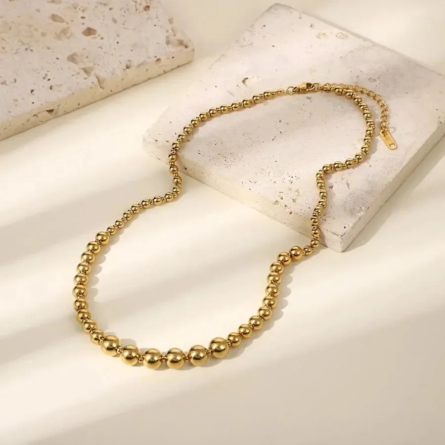 Classic Style Round Necklace - Diatoms