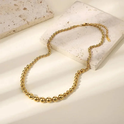 Classic Style Round Necklace - Diatoms