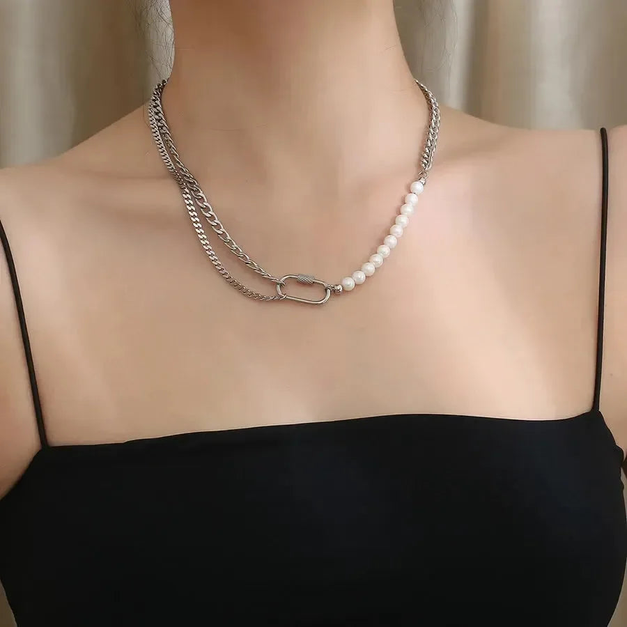 Luxy Hip-Hop Layered Necklace - Diatoms