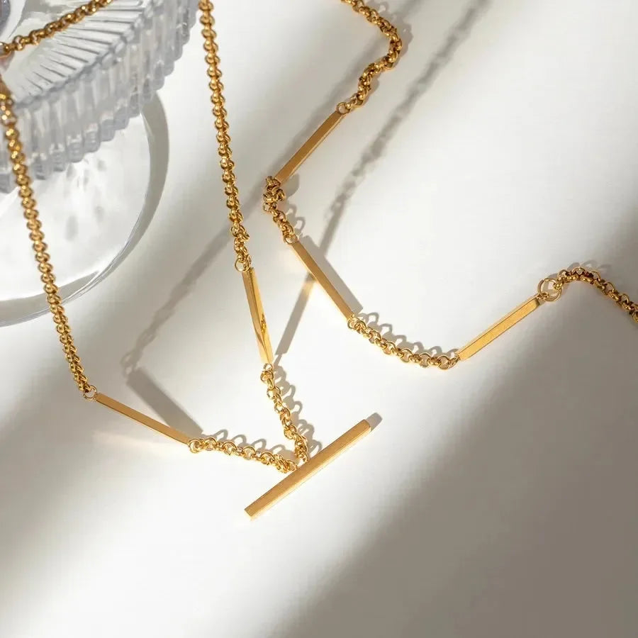 Luxy Rolo Necklace Cum Bracelet - Diatoms