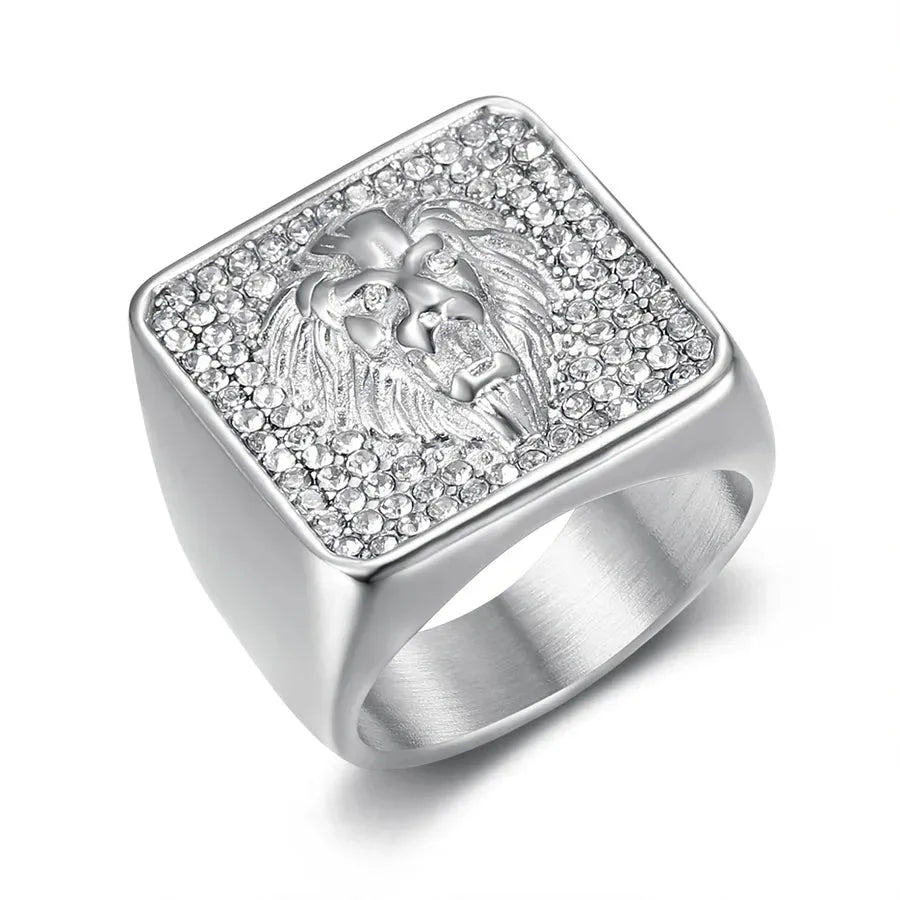 Diatoms Alpha Men's Rings - Diatoms