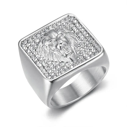 Diatoms Alpha Men's Rings - Diatoms
