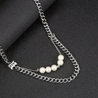 Diatoms Hip-Hop Unisex Layered Necklaces - Diatoms