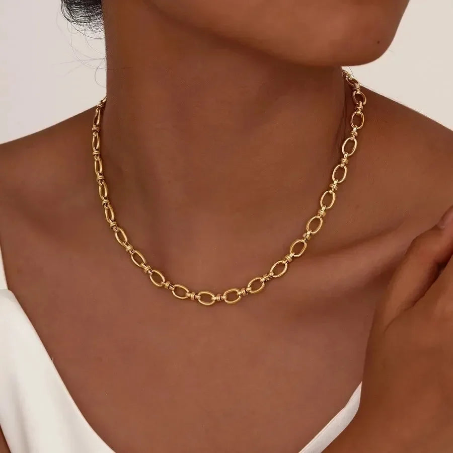 Luxy Interlocked Necklace - Diatoms