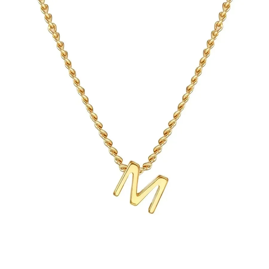 Upper-case Letter Pendant - Diatoms