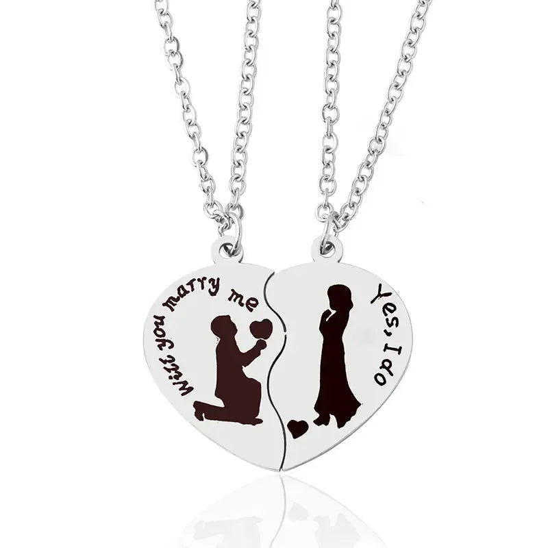 Diatoms Valentine Silver Plated Pendant - Diatoms