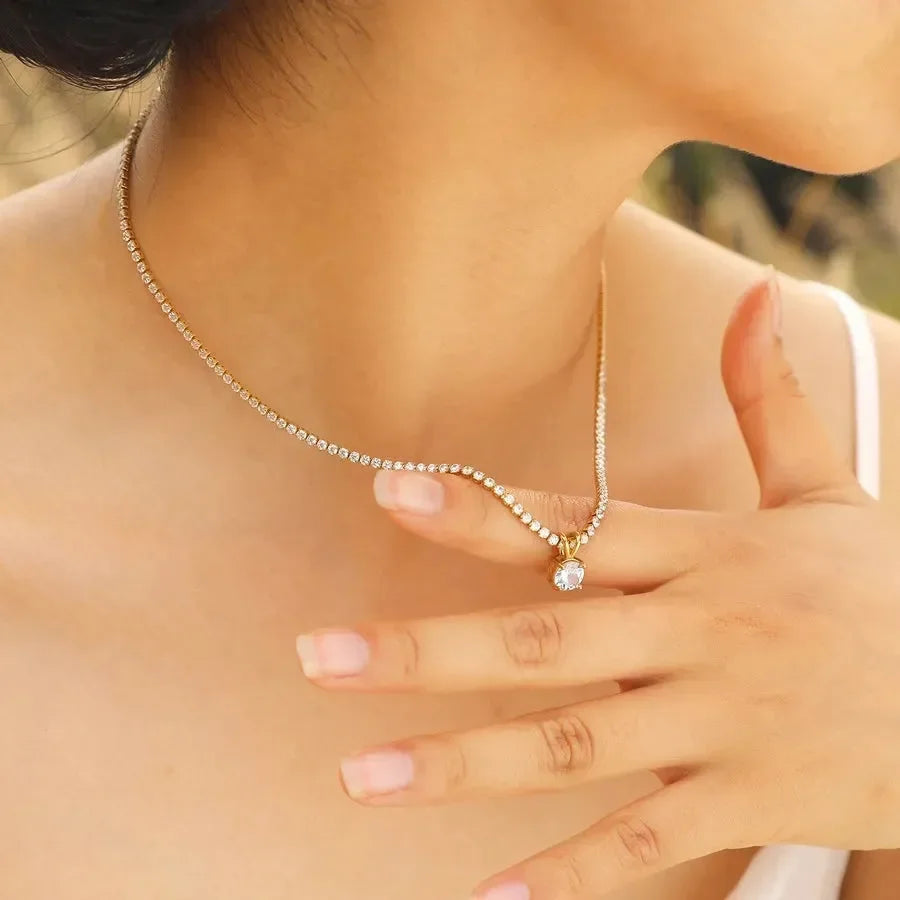 Glittering Glam Pendant - Diatoms