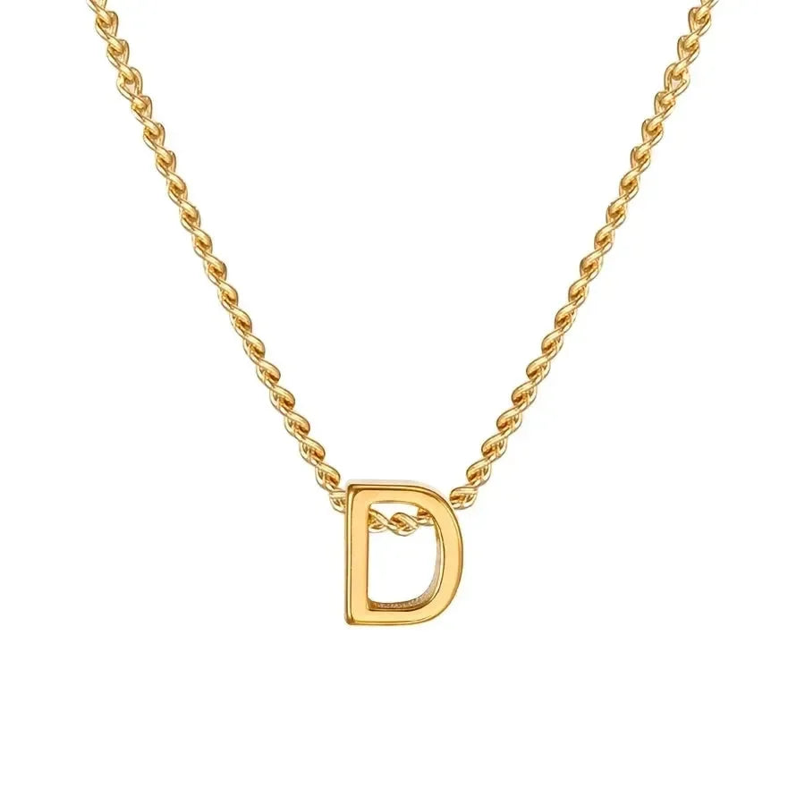 Upper-case Letter Pendant - Diatoms