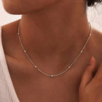 Luxy Ball Chain Necklace - Diatoms