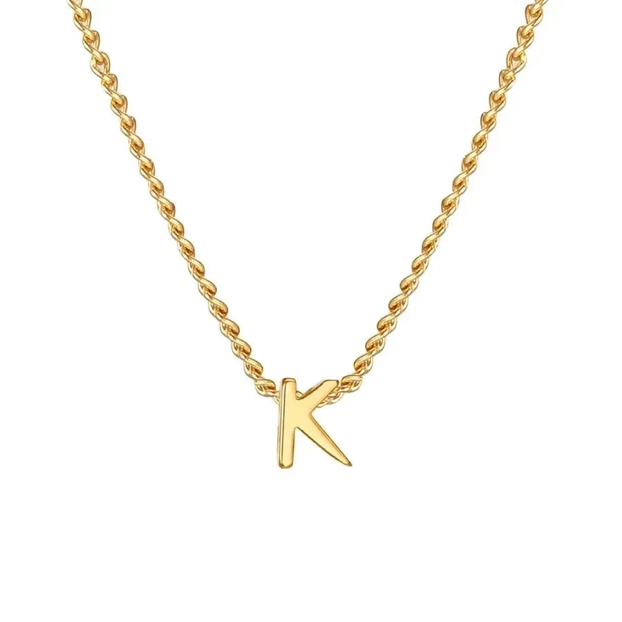 Upper-case Letter Pendant - Diatoms