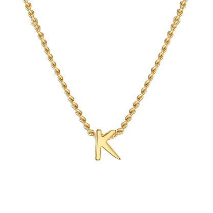 Upper-case Letter Pendant - Diatoms