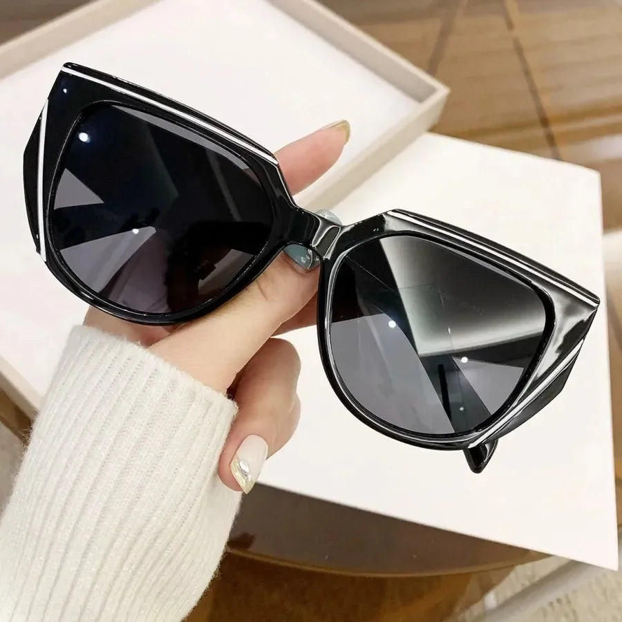 Diatoms Elegant Gradient Color Pc Square Full Frame Women's Sunglasses - Diatoms