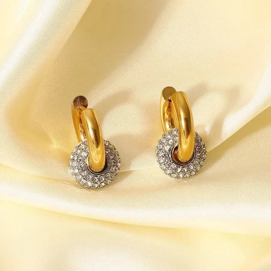 Angel Hoops Earrings - Diatoms