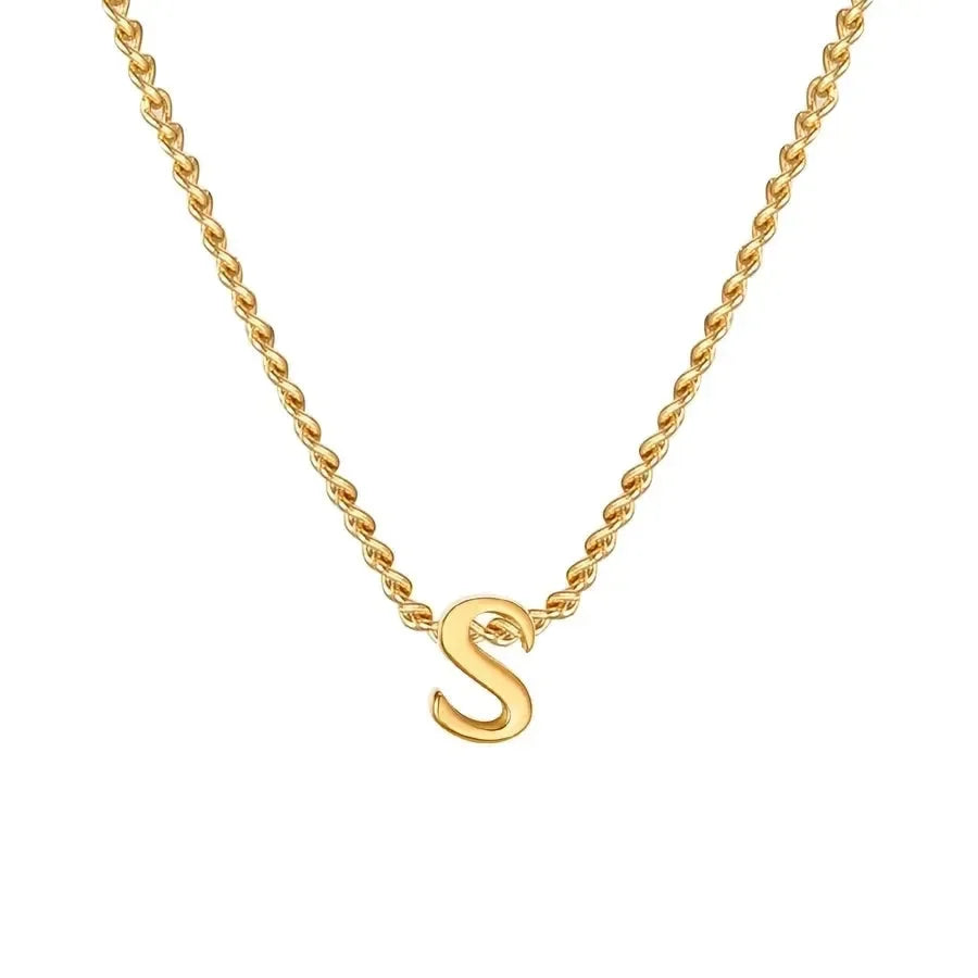 Upper-case Letter Pendant - Diatoms