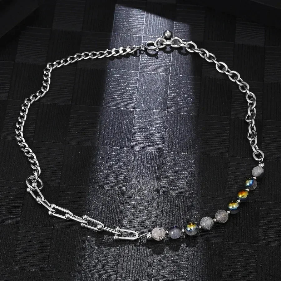 Diatoms Hip-Hop Geometric Unisex Necklace - Diatoms