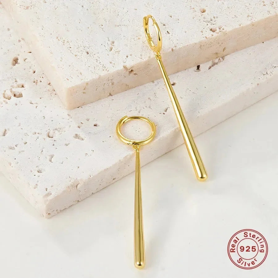 Luxy Silver Hoop Earrings - Diatoms