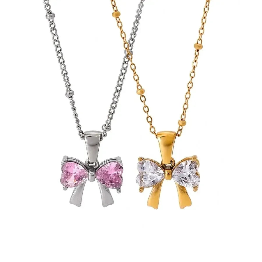 Luxy Butterfly Diamond Necklace - Diatoms