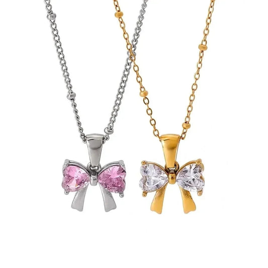 Luxy Butterfly Diamond Necklace - Diatoms