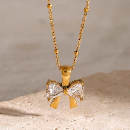 Luxy Butterfly Diamond Necklace