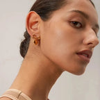 Heart Shape Bow Knot Drop Earrings - Diatoms