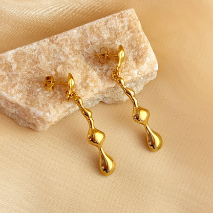 Luxy Hawaiian long Bar Drop Earrings