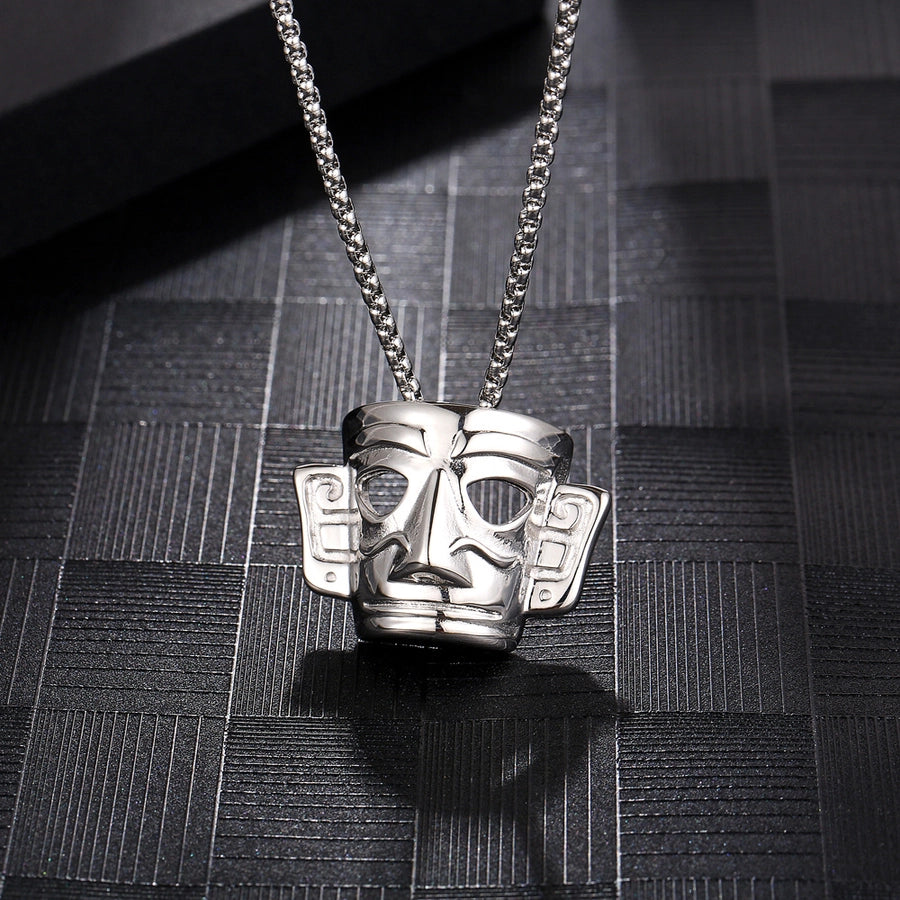 Diatoms Retro Mask Unisex Pendant