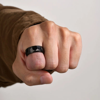 Men's Black Rings