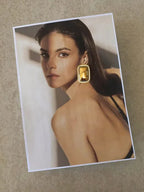 Artistic Rectangle Ear Studs - Diatoms