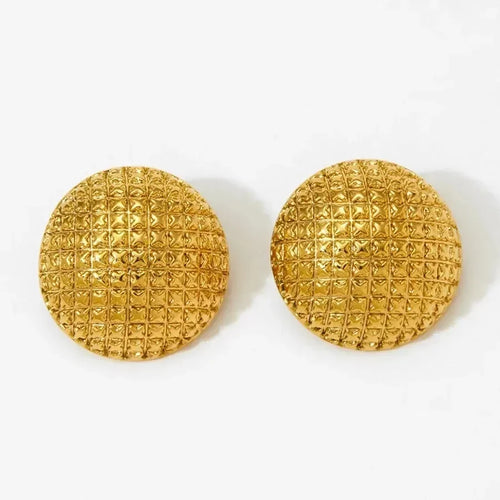 Luxury Ear Studs - Diatoms