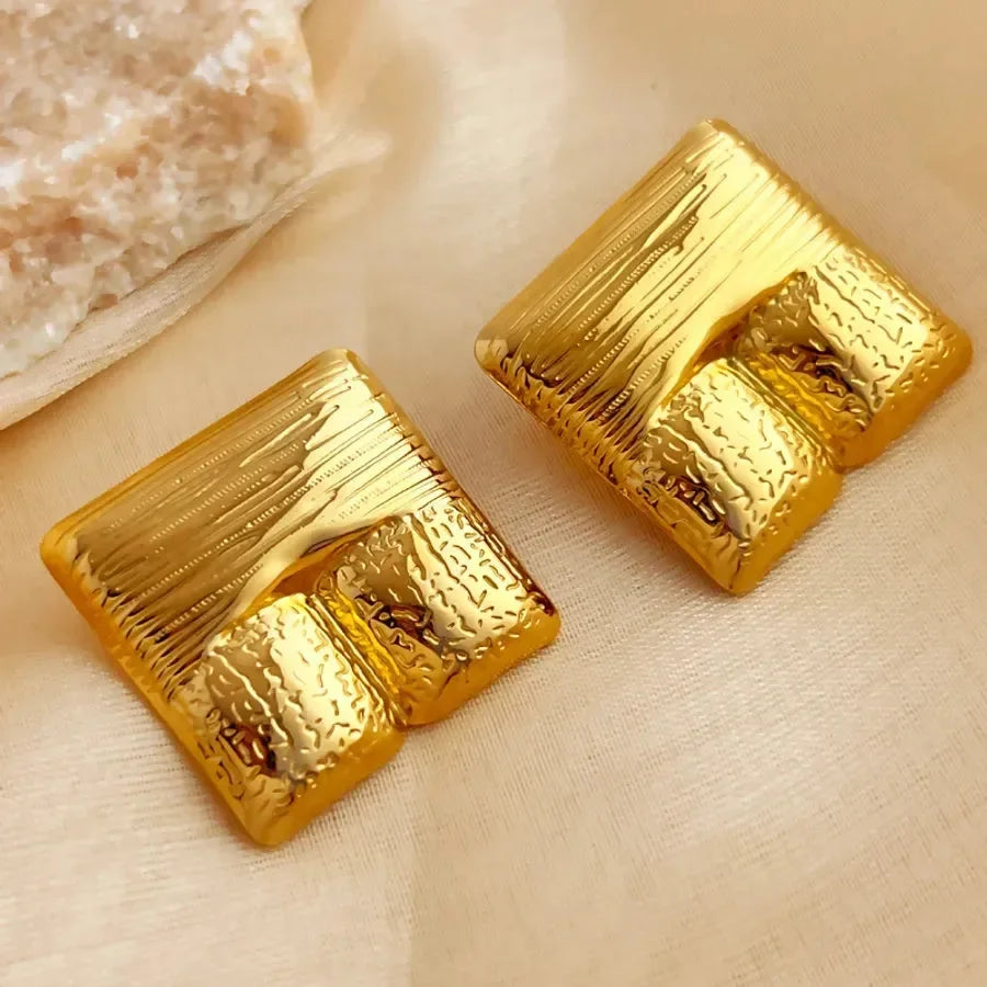 Luxy Quadrilateral Earrings - Diatoms