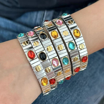 Classic Retro Multicolour Geometric Bracelets