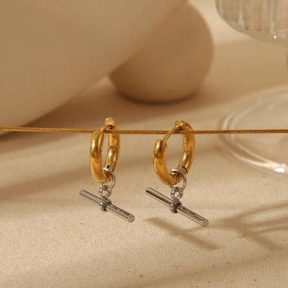 Luxy T-Bar Drop Earrings