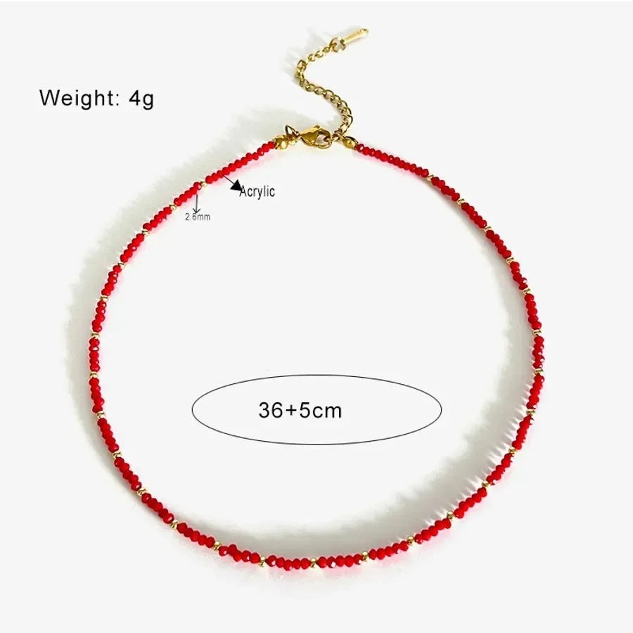 Vintage Style Fish Beaded Chain Necklaces - Diatoms