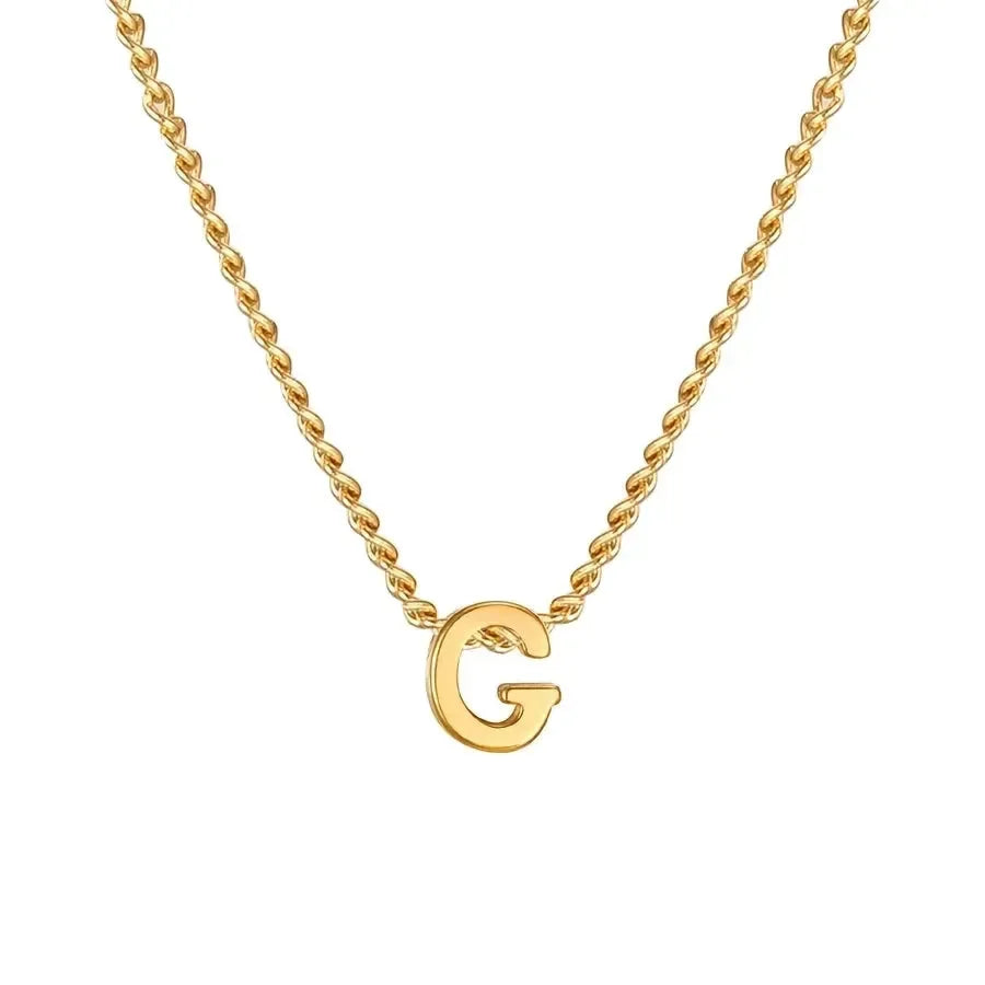 Upper-case Letter Pendant - Diatoms