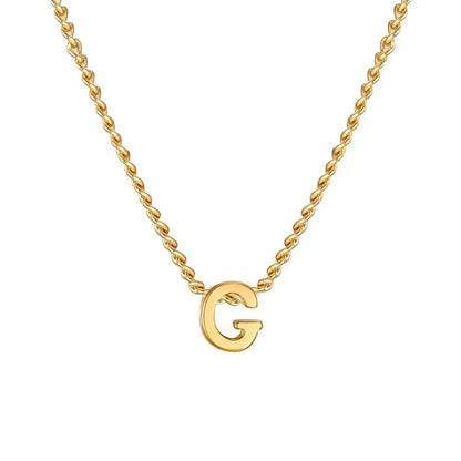 Upper-case Letter Pendant - Diatoms