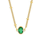 Luxy Emerald Necklace - Diatoms