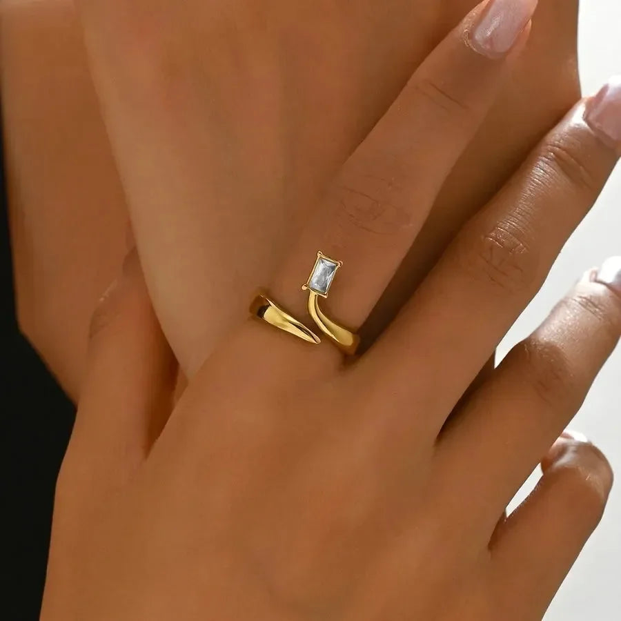 Luxy Serpent Adjustable Ring - Diatoms