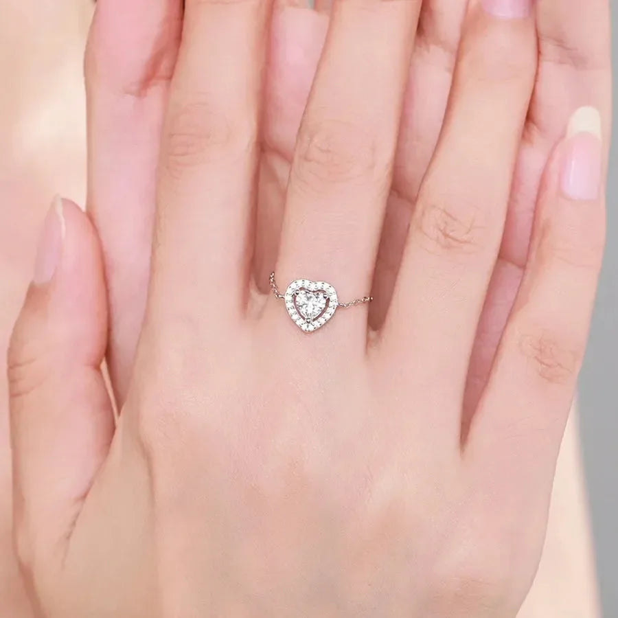 Luxurious Treasures Silver Inlay Adjustable Rings - Diatoms