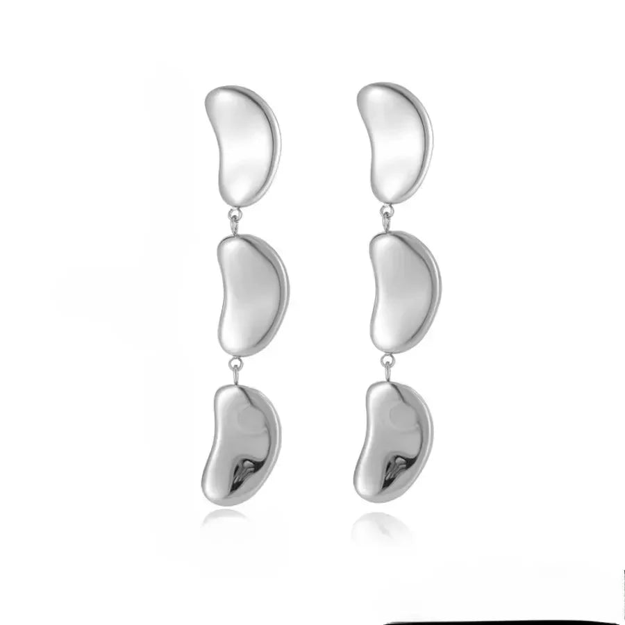 French Fusion Drop Earrings - Diatoms
