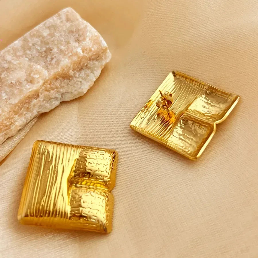 Luxy Quadrilateral Earrings - Diatoms